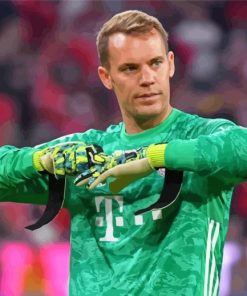 Goalkeeper Manuel Neuer Paint By Numbers