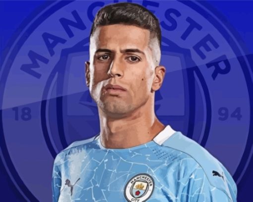 Joao Cancelo Manchester City Player Paint By Numbers