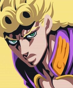 Jojos Bizarre Adventure Giorno Giovanna Paint By Numbers