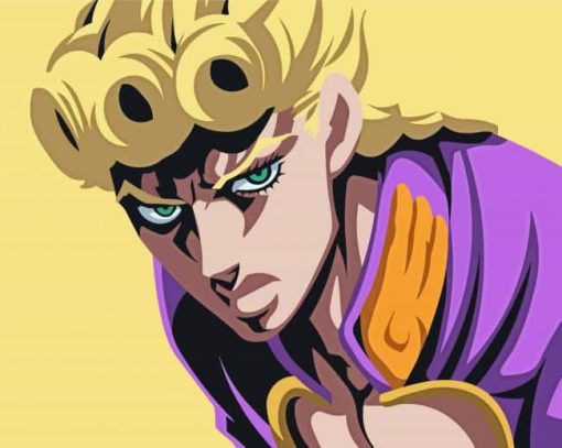 Jojos Bizarre Adventure Giorno Giovanna Paint By Numbers