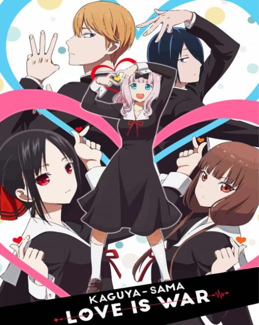 Kaguya Sama Love Is War Poster Manga Series Paint By Numbers