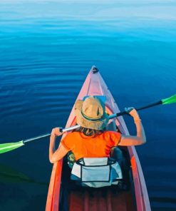 Kayak On A Lake Paint By Numbers