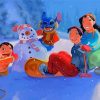 Lilo And Stitch Disney Winter Paint By Numbers