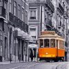 Lisbon Tram Paint By Numbers