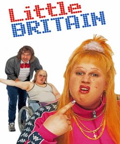 Little Britain TV Show Poster Paint By Numbers