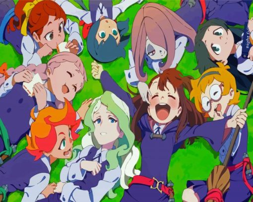 Little Witch Academia Characters Paint By Numbers