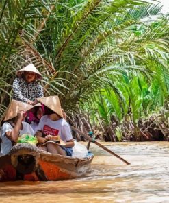 Mekong Delta River Paint By Numbers