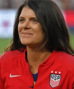 Mia Hamm American Footballer Paint By Numbers