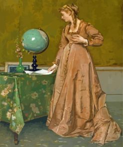 News From Afar By Alfred Stevens Paint By Numbers