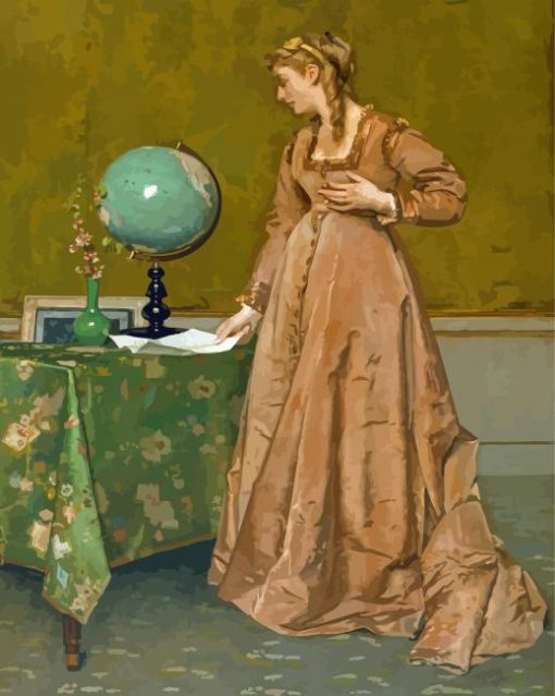 News From Afar By Alfred Stevens Paint By Numbers