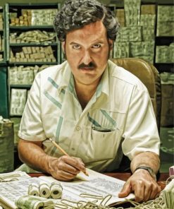 Pablo Escobar Narcos Movie Paint By Numbers