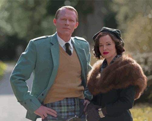 Paul Bettany And Claire Foy Paint By Numbers