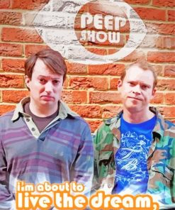 Peep Show TV Show Paint By Numbers