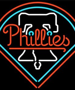 Phillies Team Logo Paint By Numbers