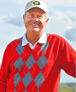 Player Jack Nicklaus Paint By Numbers