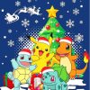 Pokemon Christmas Characters Paint By Numbers