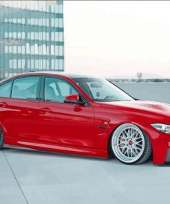 Red BMW M3 F80 Car Paint By Numbers