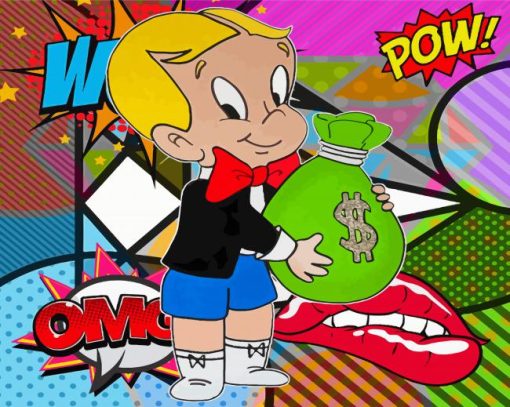 Richie Rich Pop Art Paint By Numbers