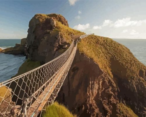 Rope Bridge Paint By Numbers