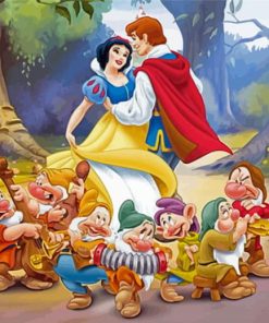 Snow White And Prince Charming Dancing Paint By Numbers