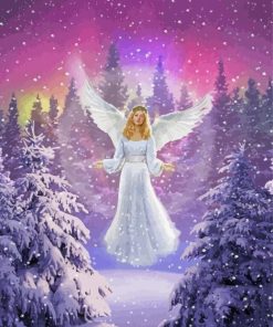 Snow Angel Girl Paint By Numbers