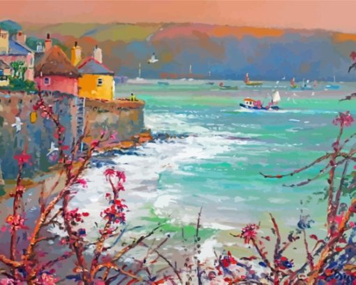 St Mawes Springtime Paint By Numbers