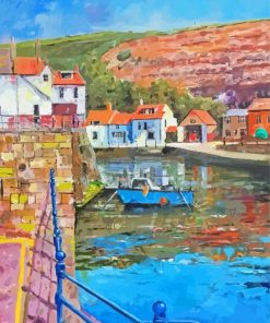 Staithes Abstract Paint By Numbers