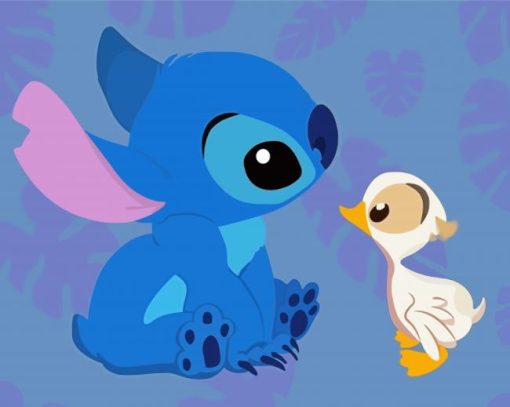 Stitch Duck Art Paint By Numbers