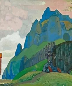 Sword Of Courage By Nicholas Roerich Paint By Numbers