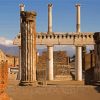 Temple Ruins In Pompeii Paint By Numbers