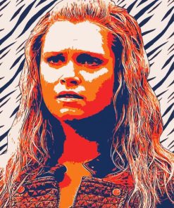 The 100 Clarke Griffin Illustration Paint By Numbers