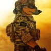 The Army Dog Paint By Numbers