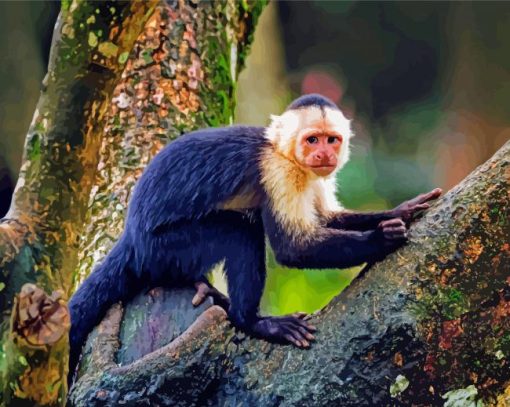 The Capuchin Monkey Paint By Numbers