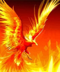 The Fire Bird Paint By Numbers