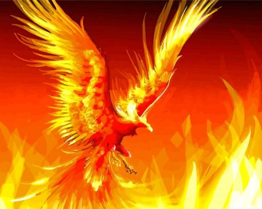 The Fire Bird Paint By Numbers