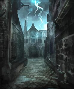 The Gothic Street Paint By Numbers