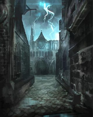 The Gothic Street Paint By Numbers