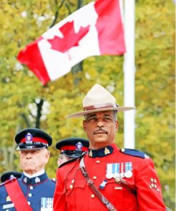 The Royal Canadian Mounted Police Paint By Numbers