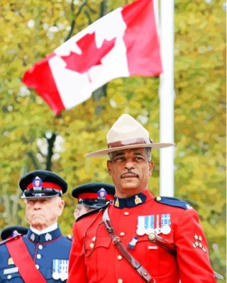 The Royal Canadian Mounted Police Paint By Numbers