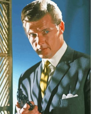 The Saint Roger Moore Paint By Numbers