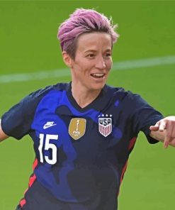 The Soccer Player Megan Rapinoe Paint By Numbers