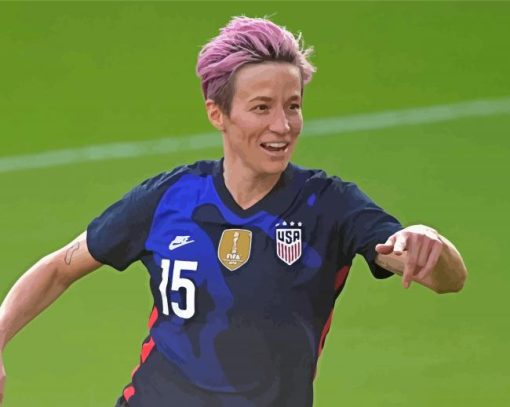 The Soccer Player Megan Rapinoe Paint By Numbers