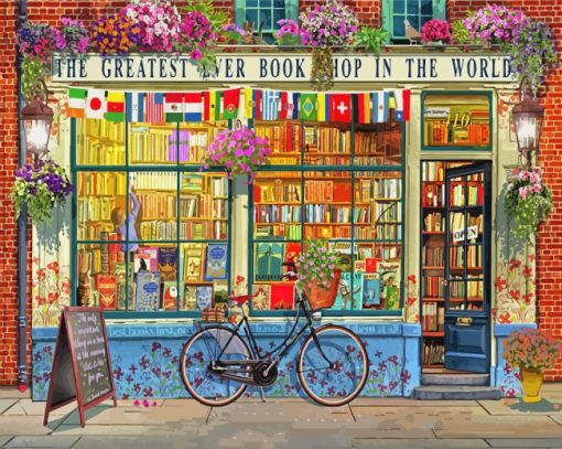 The Bookshop Paint By Numbers