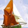 The Thames Sailing Barge Paint By Numbers