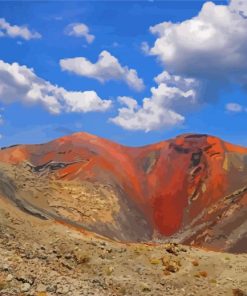 Timanfaya National Park Landscape Paint By Numbers