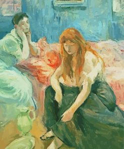 Two Girls By Berthe Morisot Paint By Numbers