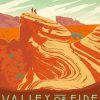 Valley Of Fire State Park Poster Paint By Numbers