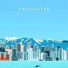 Vancouver Poster Illustration Paint By Numbers