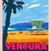 Venture City California Poster Paint By Numbers