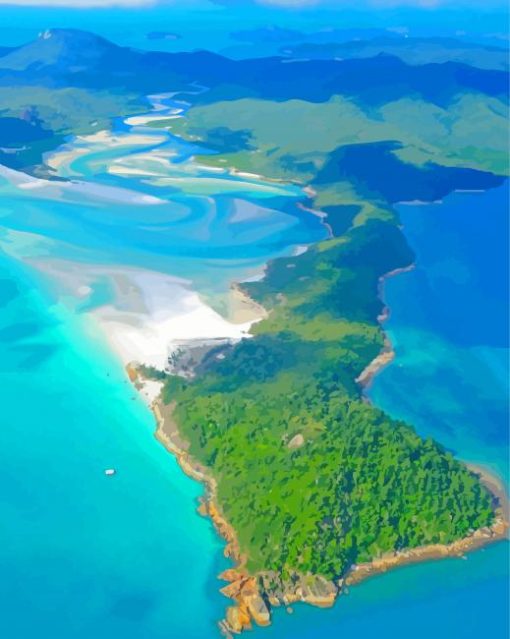 Whitsundays Island Paint By Numbers